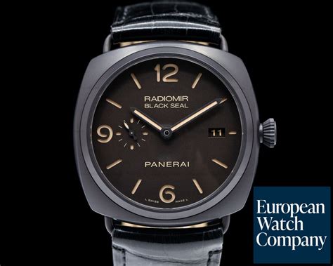 panerai radiomir black seal 3 days automatic review